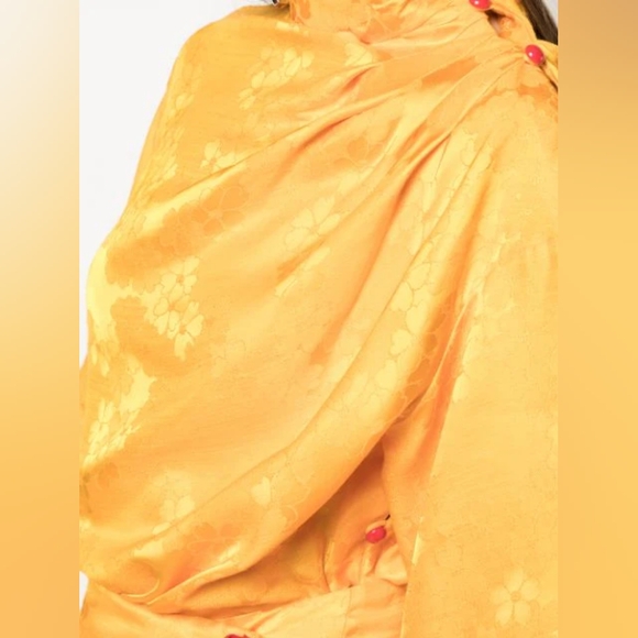 NWT Rosie Assoulin draped neckline blouse - Picture 6 of 7